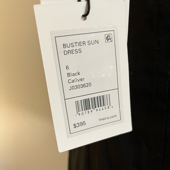 Theory black dress sz 6 NWT - Picture 3 of 4